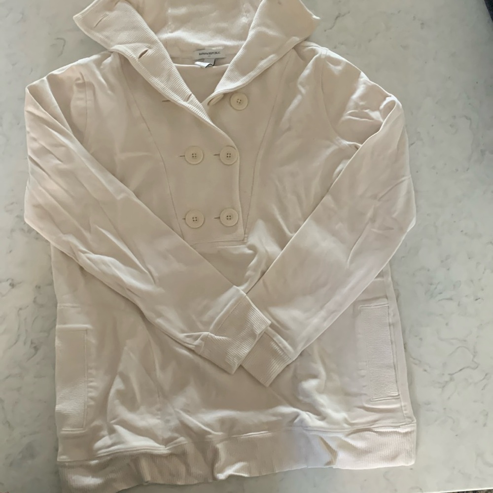 Banana Republic Cream Sweatshirt - size M